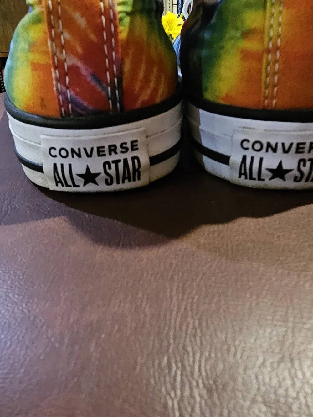 Converse Brand Tie-Dye High Top Canvas Sneakers - Multicolor Size 3